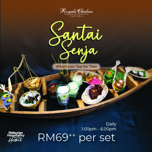 Exclusive afternoon tea for two in Penang